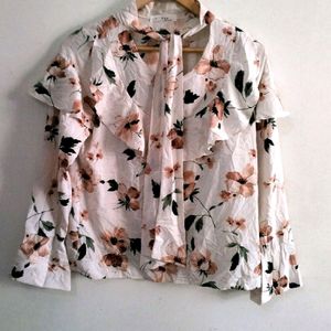 Korean Floral Top