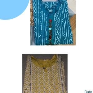 Combo Kurtis Pure Cotton...