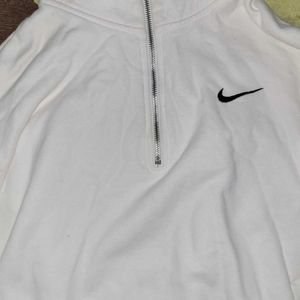 Nike Inspired White Sweatshirt From Korean Brand