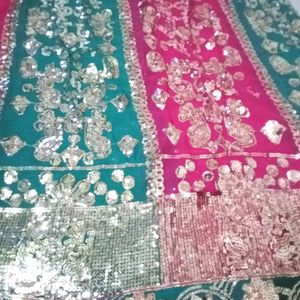 Unstitched Lehenga Choli And Duptta