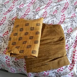 Pure Cotton Handloom Dupatta And Shalwar