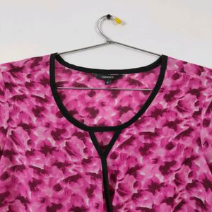 Korean Imported pink floral top