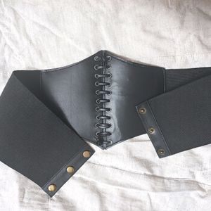 Black Corset Waist Belt