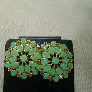 Green Earrings