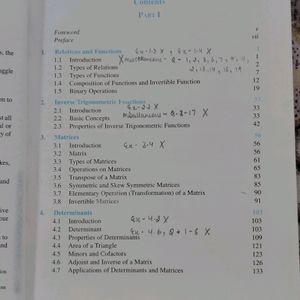 class XII Mathematics Part 1