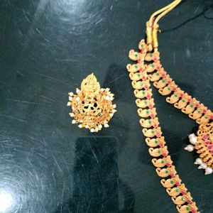 South Indian Bridal Matte Finish Jewelry