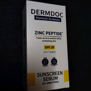 Dermdoc's Sunscreen Serum With Zinc Peptide