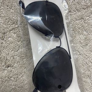 Black Aviator Sunglasses