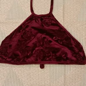 Velvet Flower Top