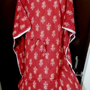 Spring Red Kaftan