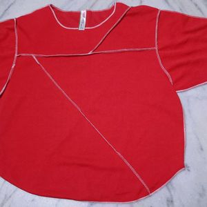 Red Crop Top