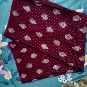 New Leaf Printed Saree