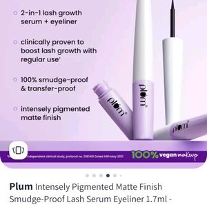 Plum Lash Serum Eyeliner