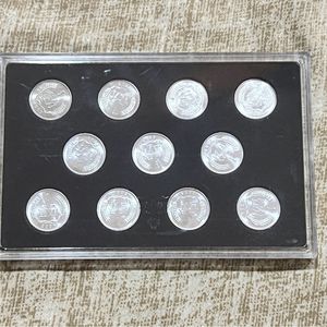 China Proof Set Of 11 Pcs Rare