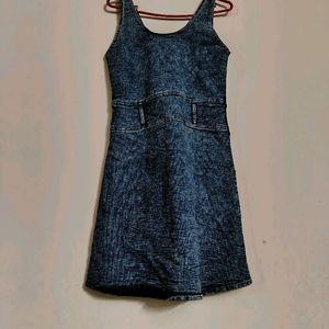 Denim Jeans Mini Dress