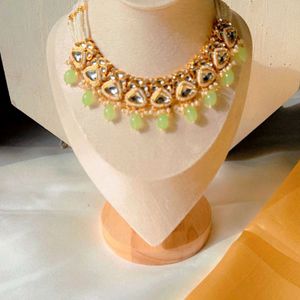 Pale Green Necklace