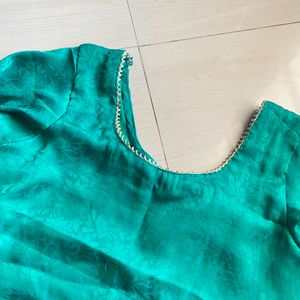 🔥Loot🔥Pretty Green Full Sleeves Kurta Set❤️