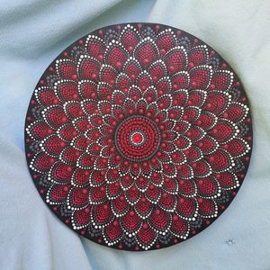 flower pattern dotting mandala art ✨️