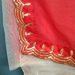 Silknet Multicolor Saree No Blouse