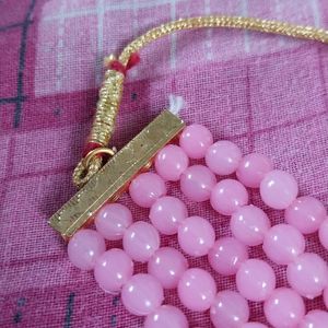 Heavy Stone Pink Choker