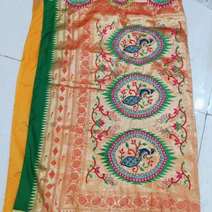 Paithani Semi Silk In Good Condition