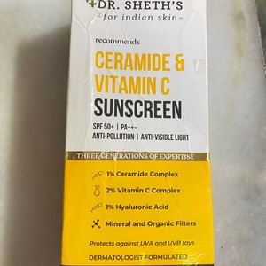 Dr Sheth’s. Sunscreen