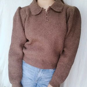 Collar Sweater For Women