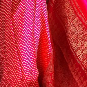 New Without Tag Ajrakh Modal Silk Zari Pallu Saree