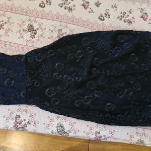 Navy Blue Partywear Gown