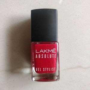 Lakme Scarlet Red Nail Paint 🍒