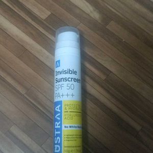 Invisible sunscreen