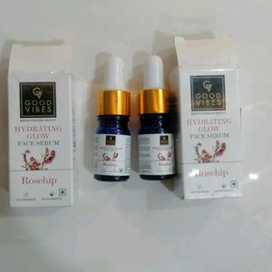 Pack Of 2 Good Vibes Rosehip Face Serum