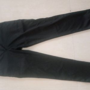 Black Korean Loose Fit Formal Trousers