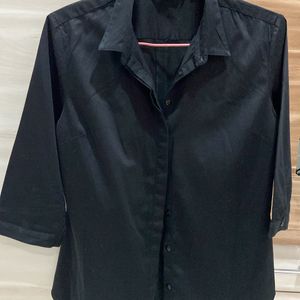 Van Heusen Black Shirt For Women