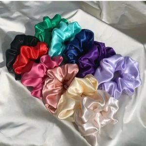 Premium Silk Satin Scrunc