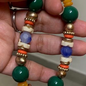 Multi Colored Beads Bracelet