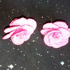 Beautiful Rose Ear Studs