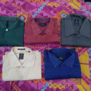 Set Of Five Branded Shirts