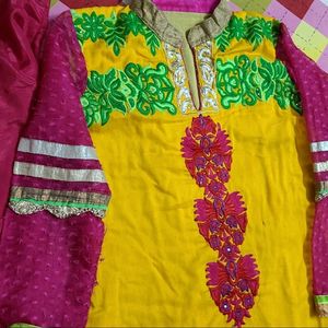 Very attractive plazoo suit & duppata