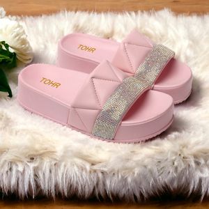 Fancy Platform Wedges  Slipper Sandal For Woman