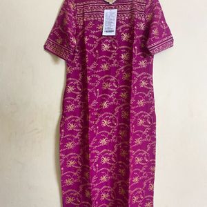 Hevy Cotton Kurta And Trousers For Women