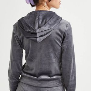 H&M Velour Grey New Jacket