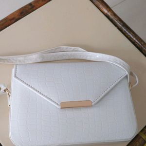 Small Sling Bag White