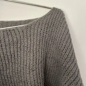 Grey Knitting Sweater