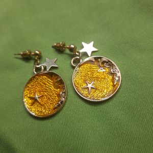 Yellow Earrings