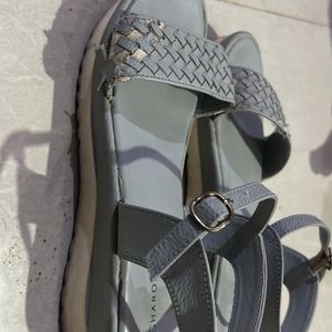 Khadims Grey Sandal Size UK4/EURO37