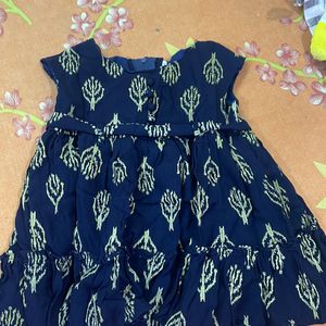 Cute Navy Blue Frock