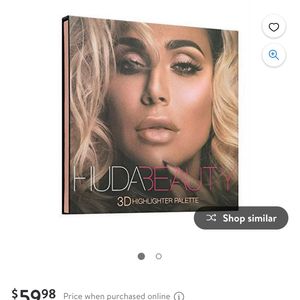 huda beauty highlighter palette