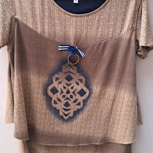 Brown Long Top For Ladies