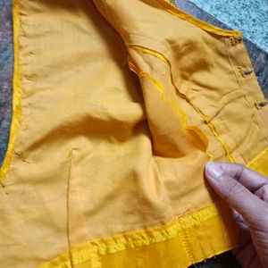 Yellow Hand Work Blouse